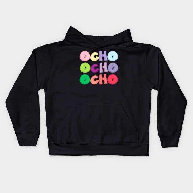 OCHO x3 Full Color Kids Hoodie by Ocho Hachi